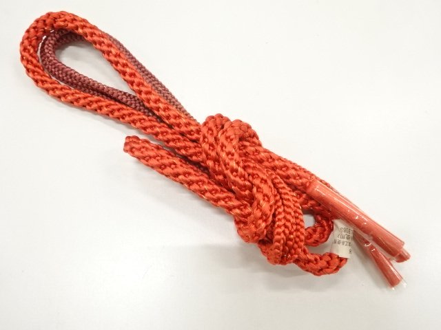 未使用品　正絹　手組帯締め